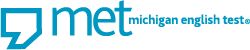 Logo de Michigan English Test.